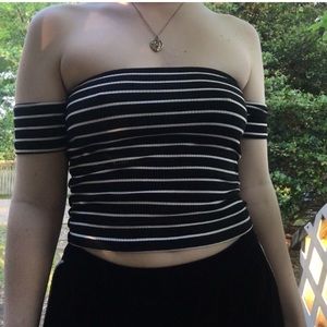 Striped Crop Top